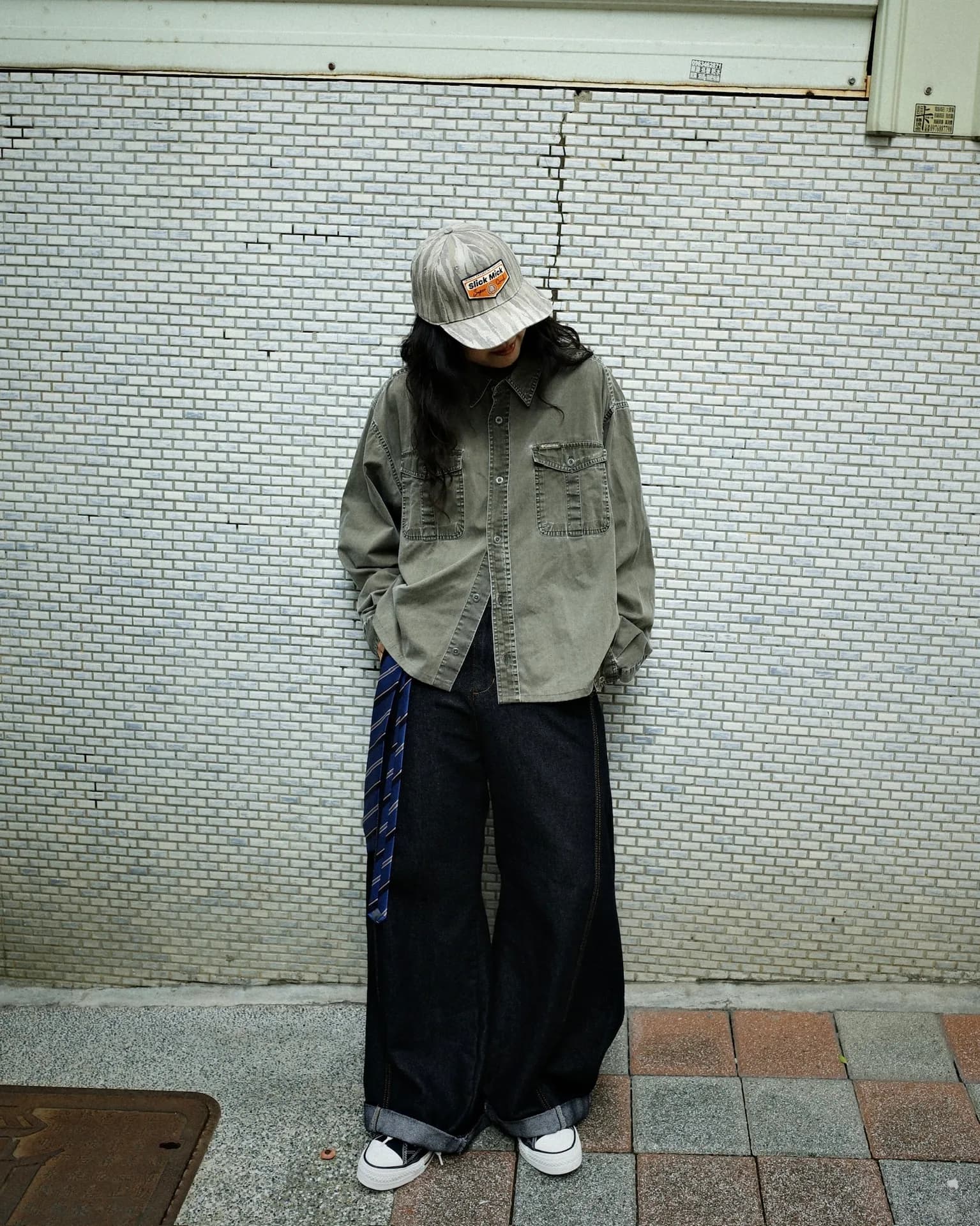 哥倫比亞橄欖綠長袖襯衫 2